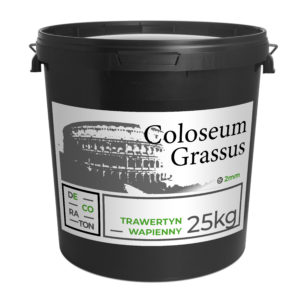 trawertyn Coloseum Grassus 2 mm decoraton 25 kg wiadro