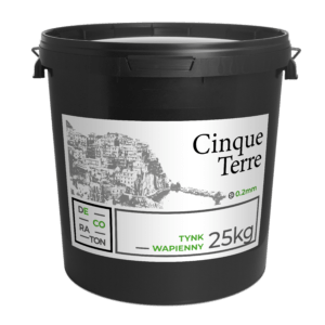 cinque terre 25kg tynk wapienny 0,2 mm decoraton