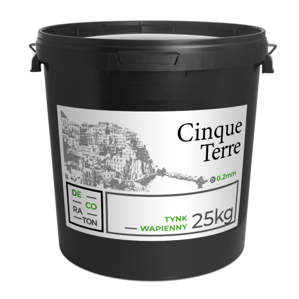 cinque terre 25kg tynk wapienny 0,2 mm decoraton