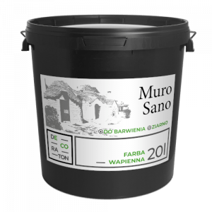 muro sano ziarno do barwienia farba wapienna 20 l