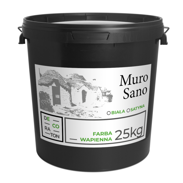 Muro Sano farba wapienna Decoraton waga 25 kg
